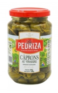 Kapary marynowane duże z szypułką Pedriza 350g