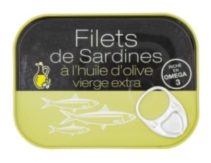 Filety z sardynek w oliwie z oliwek 70g