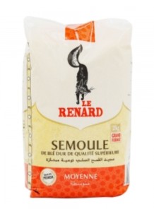 Semolina średnia z pszenicy durum 2 kg Le Renard