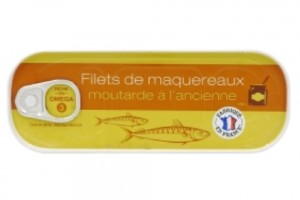 Filety z makreli w zalewie musztardowej 169 g.