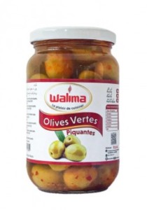 Oliwki zielone ostre w słoiku 500 g Walima
