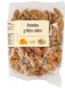 Migdały prażone solone 200g