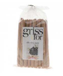 Griss d'or z czarnych oliwek 250g Grissini