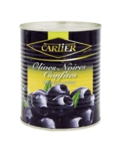 Cartier oliwki czarne bez pestek 360gr