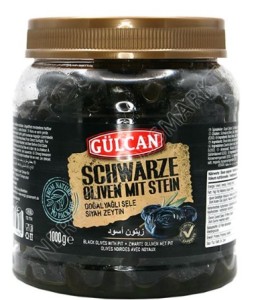 OLIWKI CZARNA Z PESTKI "Gold" 201/260 Gülcan 1000g