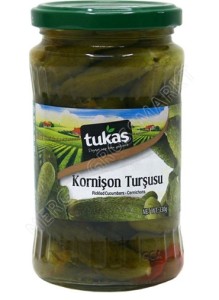 Ogórki Korniszony 330g TUKAS