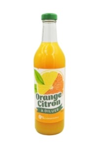 Koncentrat pomarańczowo-cytrynowy do rozcieńczania, butelka 75cl