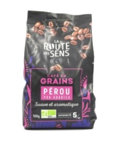 Organiczna kawa Arabica Peru 100%, ziarmnista opakowanie 500 g