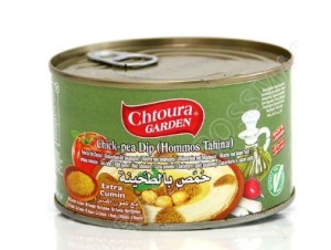 Hummus z tahiną i kminem gotowy do spożycia, puszka 420 g