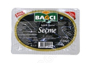 czarne oliwki 200g Bagci