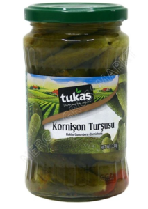 Ogórki Korniszony 330g TUKAS