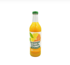 Koncentrat pomarańcza z cytryną 750ml A Diluer