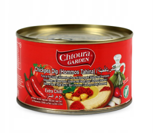 Hummus z tahina i papryczka chilli 420g Chtoura Garden
