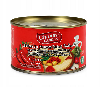 Hummus z papryczka chilli 420g Chtoura Garden.png